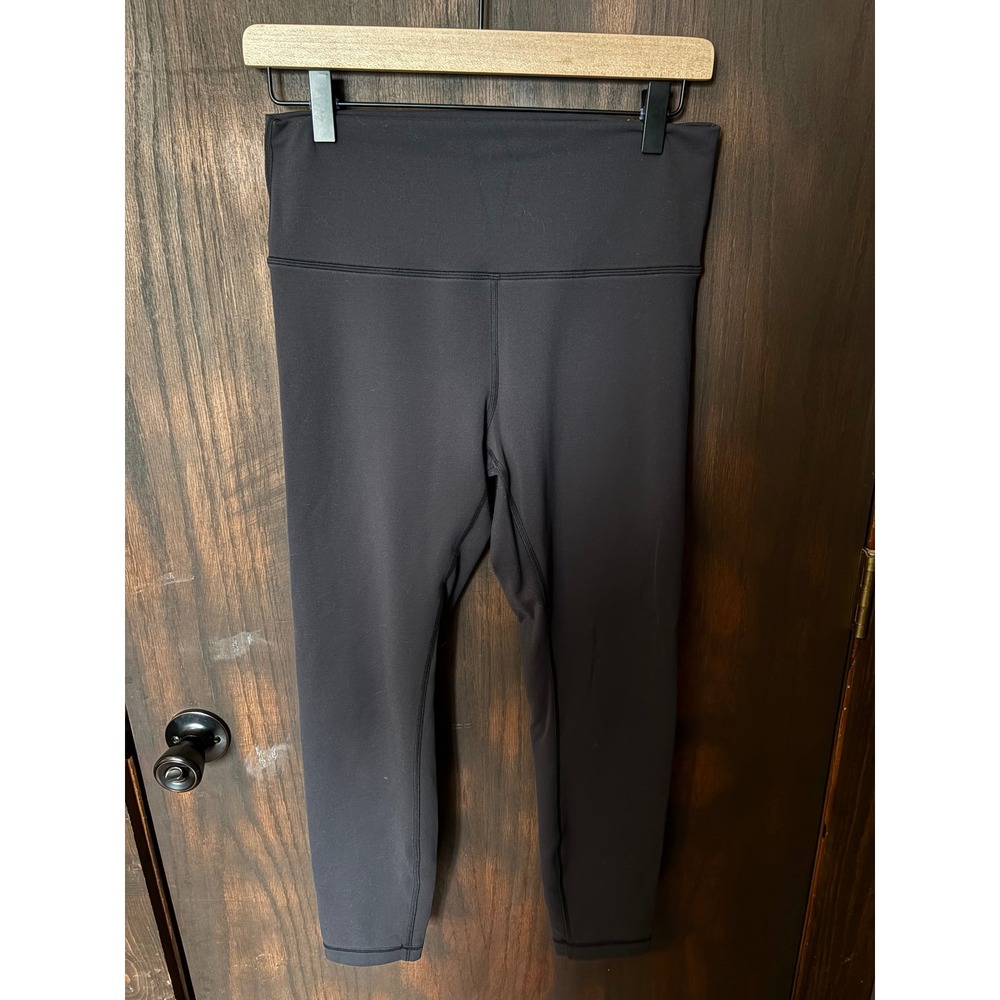 Lululemon Wunder Train High-Rise Tight 25 Black Grey Yoga Pants Size 10